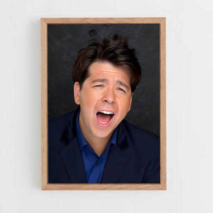 ap-michael mcintyre-6 cadre Bois clair