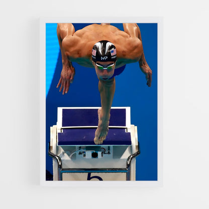 ap-michael phelps-6 cadre Blanc