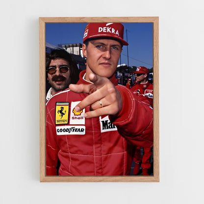ap-michael schumacher-1 cadre Bois clair