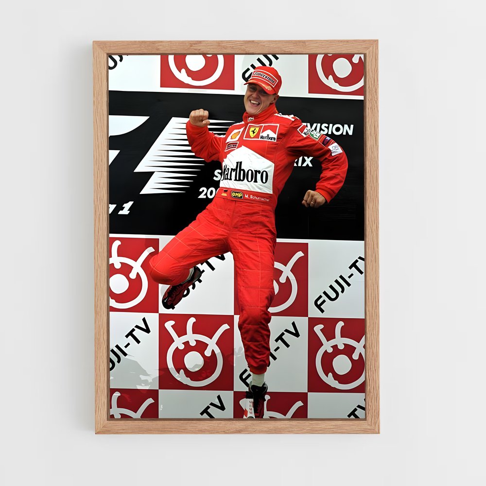 ap-michael schumacher-13 cadre Bois clair