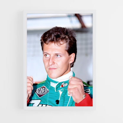 ap-michael schumacher-14 cadre Blanc