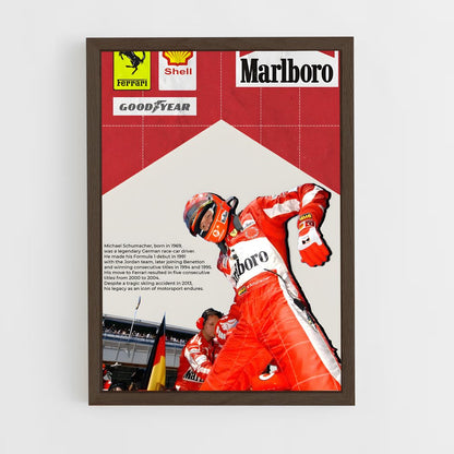 ap-michael schumacher-5 cadre Bois foncé