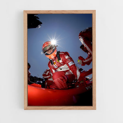 ap-michael schumacher-8 cadre Bois clair