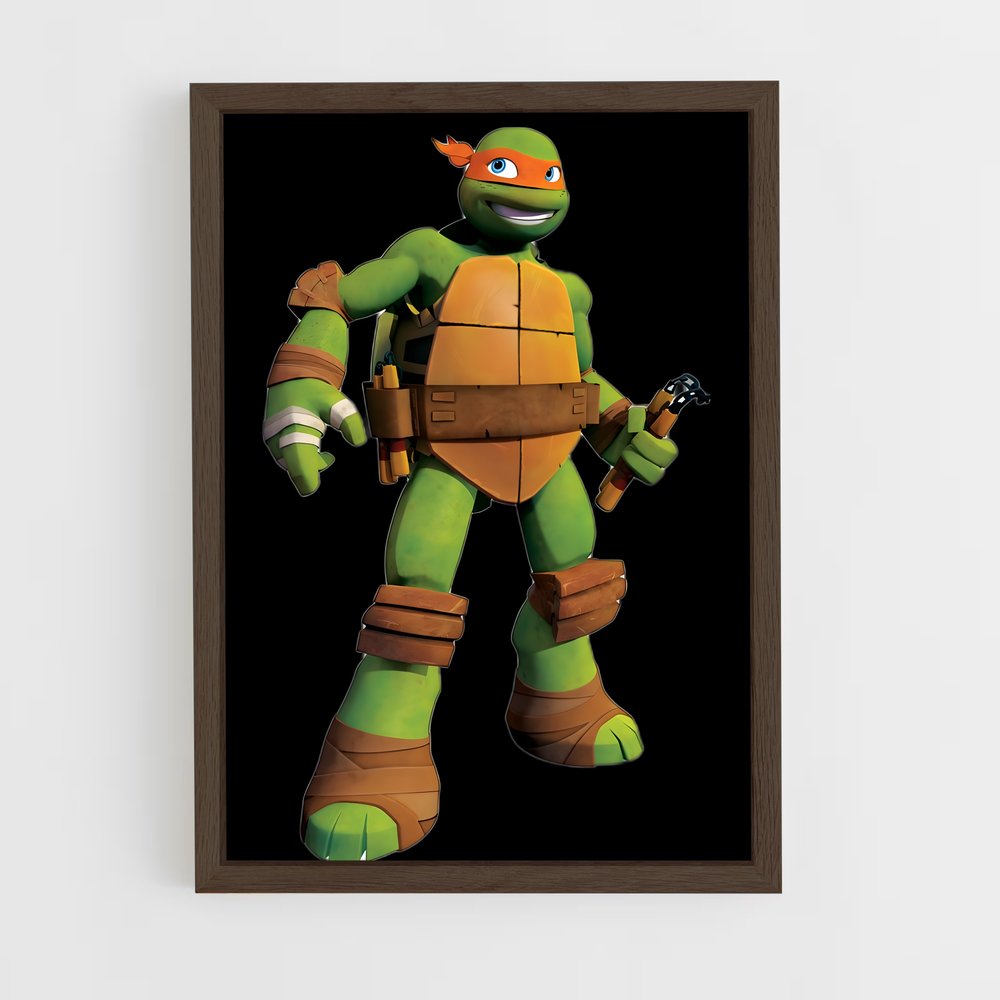 ap-michelangelo-17 cadre Bois foncé