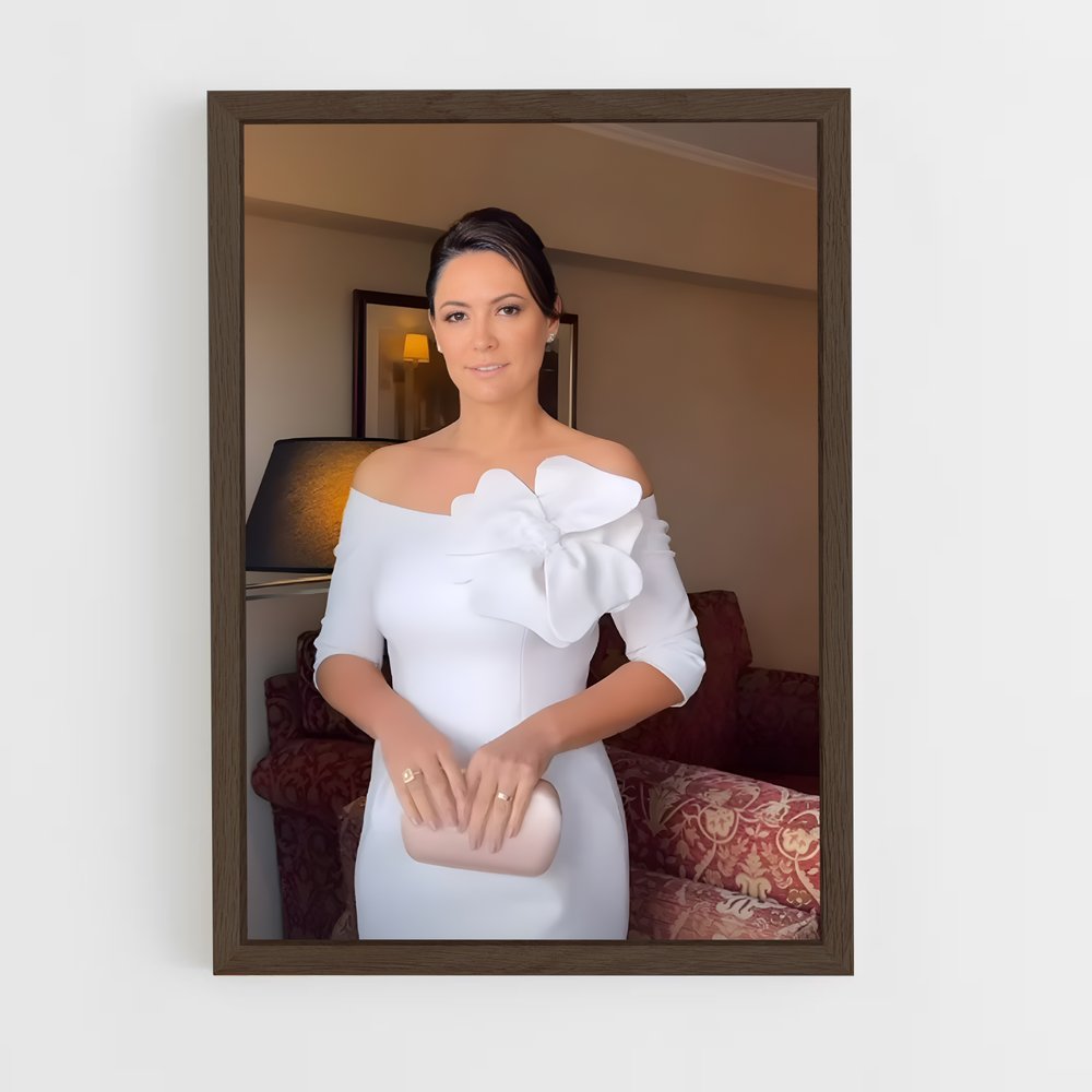 ap-michelle bolsonaro-4 cadre Bois foncé