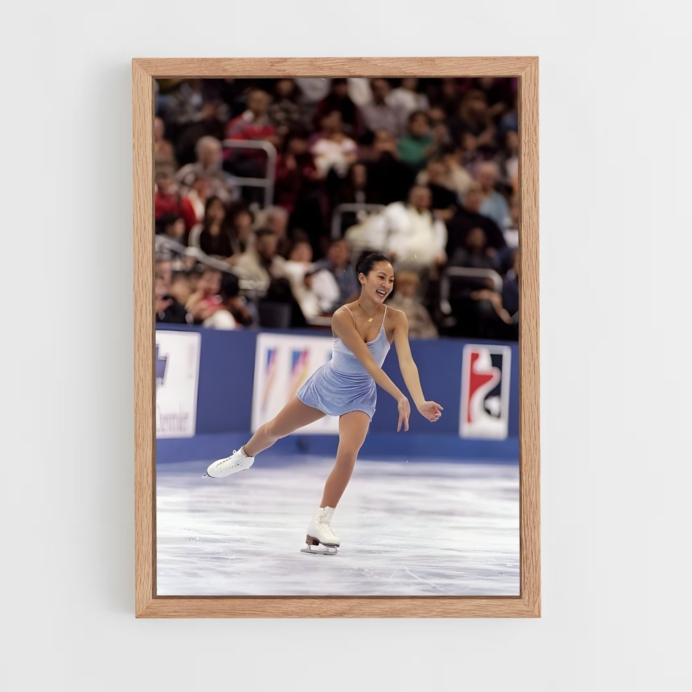 ap-michelle kwan-10 cadre Bois clair