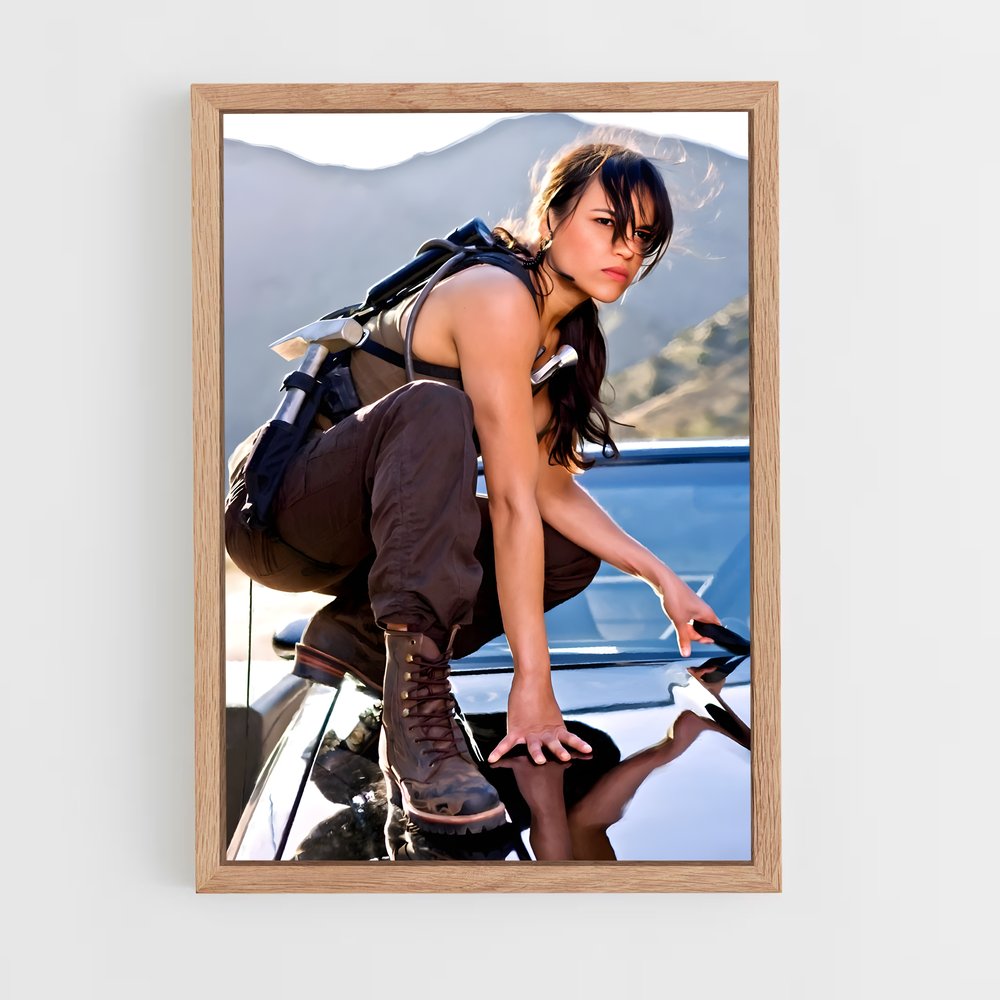 ap-michelle rodriguez-2 cadre Bois clair