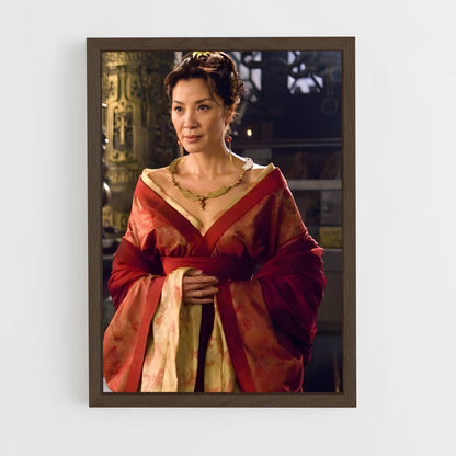 ap-michelle yeoh-3 cadre Bois foncé