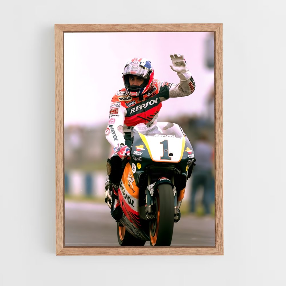ap-mick doohan-1 cadre Bois clair
