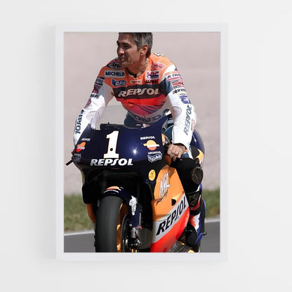 ap-mick doohan-6 cadre Blanc