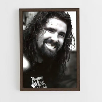 ap-mick foley-3 cadre Bois foncé