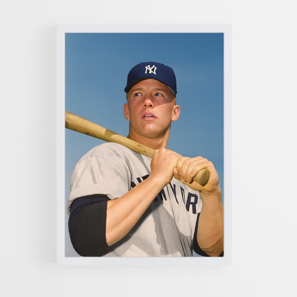ap-mickey mantle-2 cadre Blanc