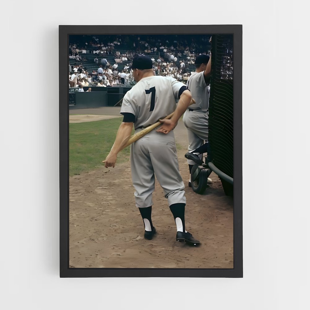 ap-mickey mantle-7 cadre Noir