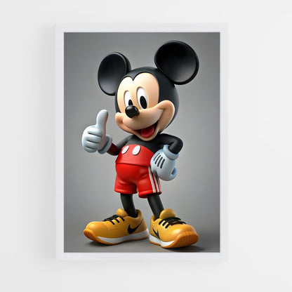 ap-mickey mouse-5 cadre Blanc