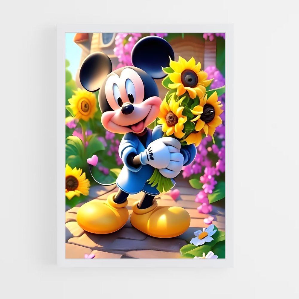 ap-mickey mouse-6 cadre Blanc