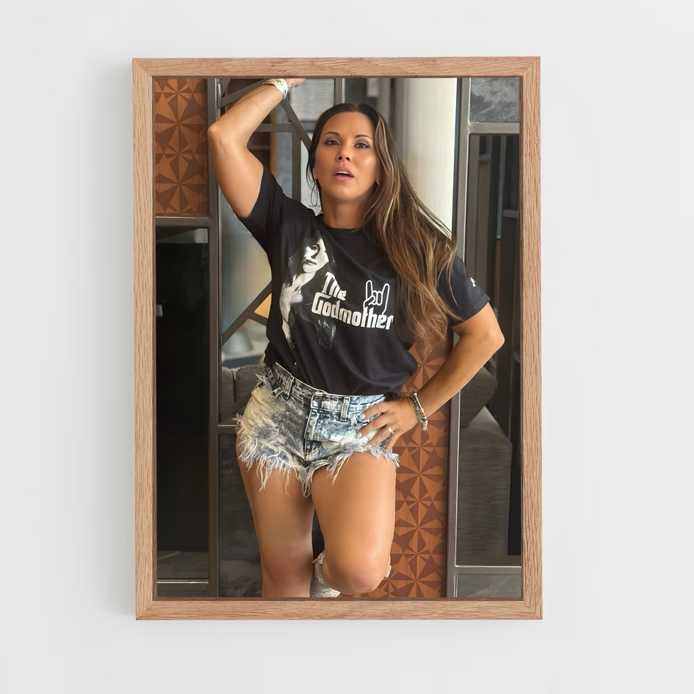 ap-mickie james-1 cadre Bois clair