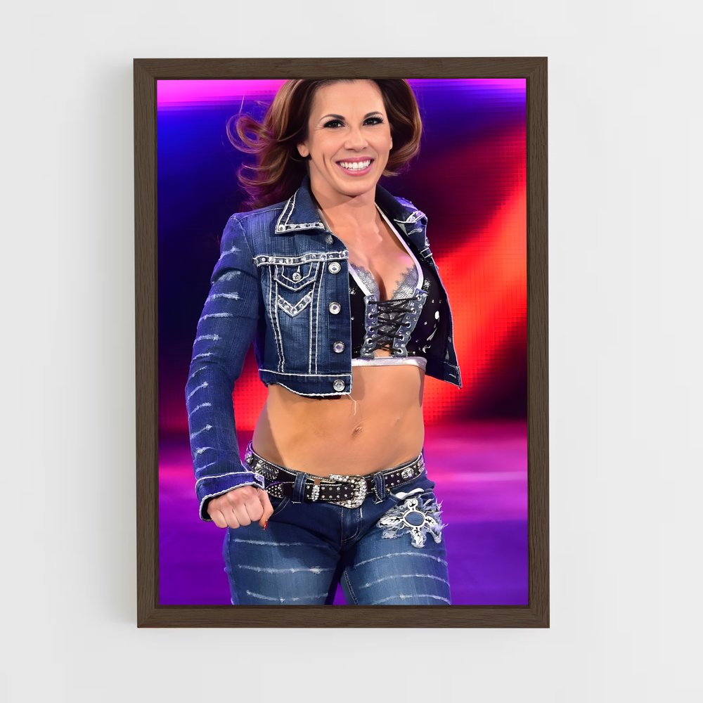 ap-mickie james-5 cadre Bois foncé