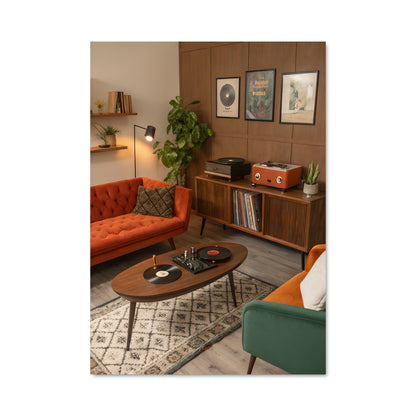 Poster Mid-Century Vibes