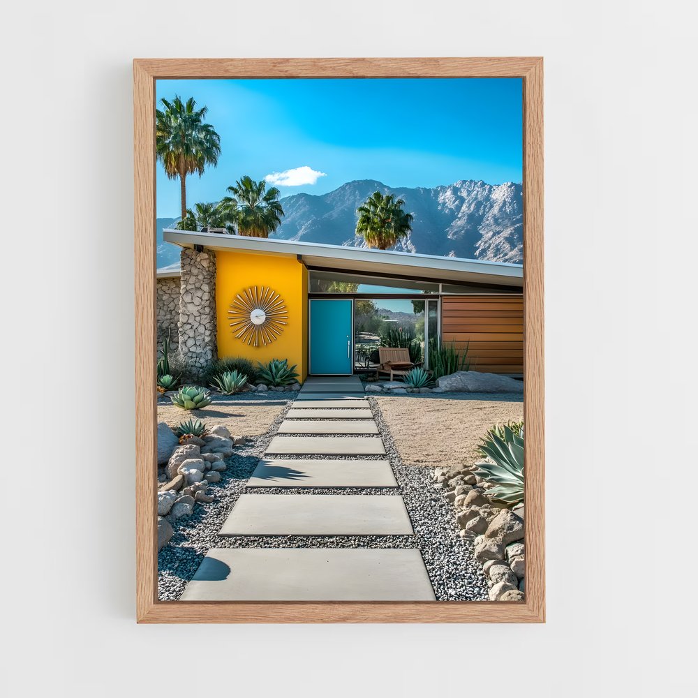 ap-mid-century modern architecture-7 cadre Bois clair