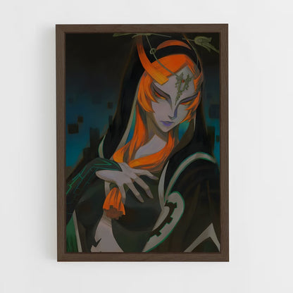ap-midna-1 cadre Bois foncé