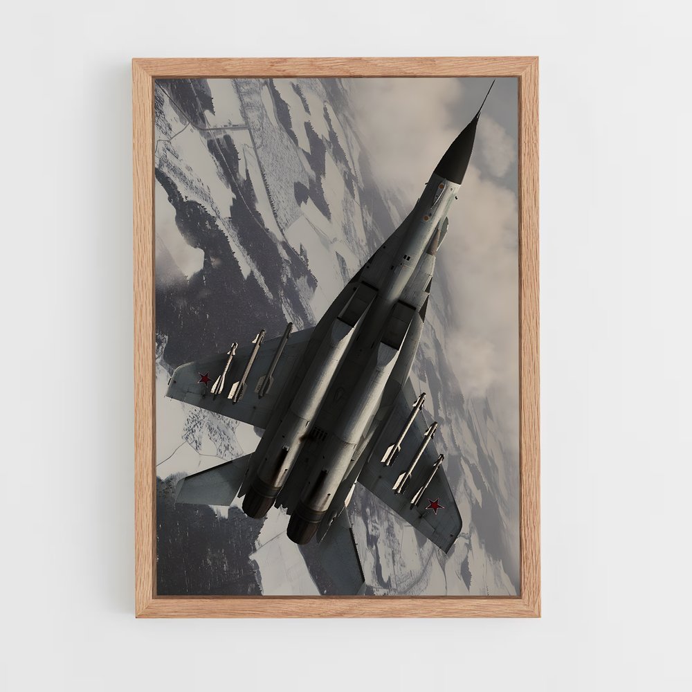 ap-mig-29 fulcrum-3 cadre Bois clair