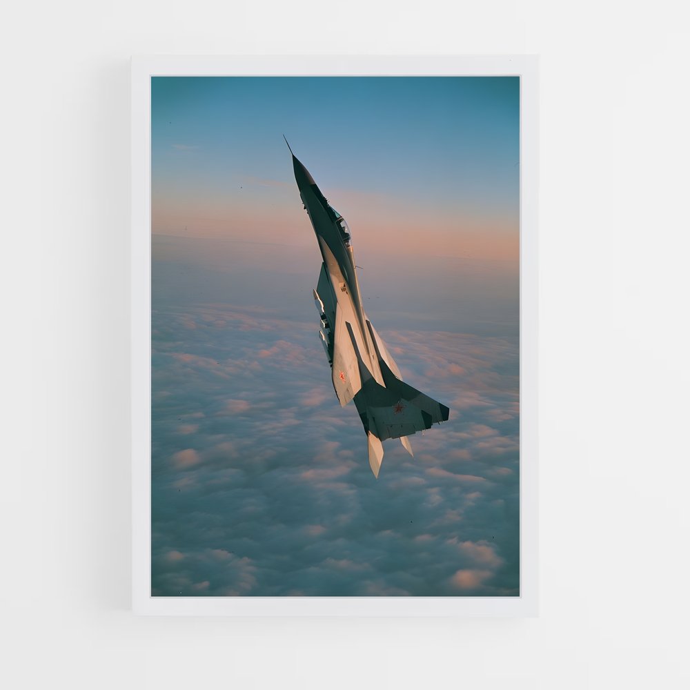 ap-mig-29 fulcrum-5 cadre Blanc