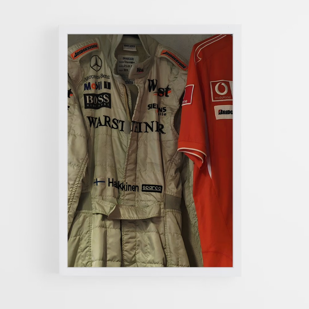 ap-mika hakkinen-3 cadre Blanc