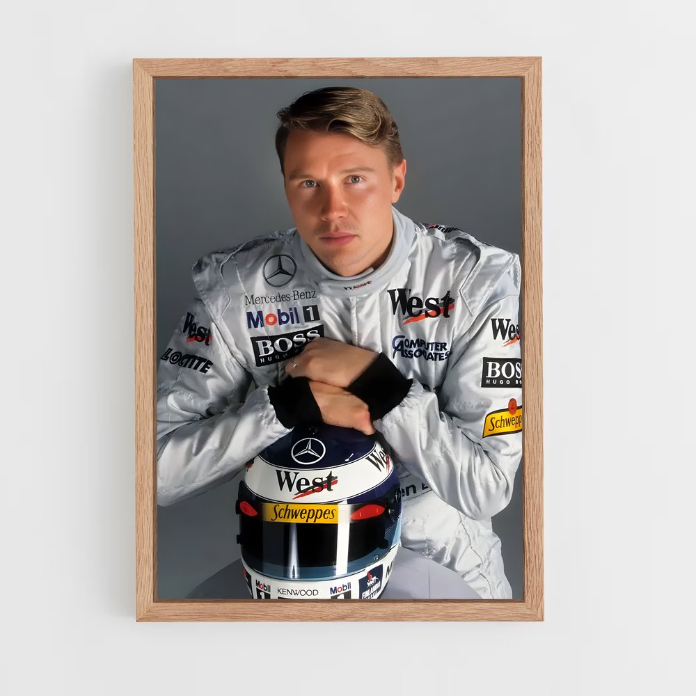 ap-mika hakkinen-4 cadre Bois clair