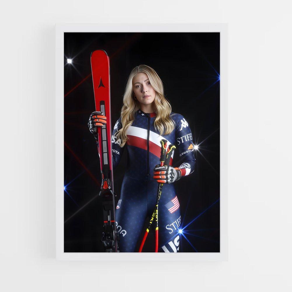ap-mikaela shiffrin-4 cadre Blanc