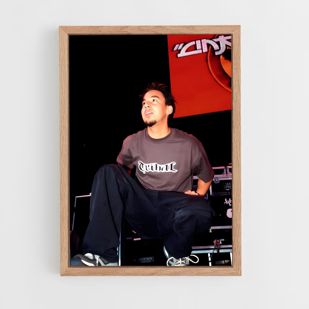ap-mike shinoda-1 cadre Bois clair