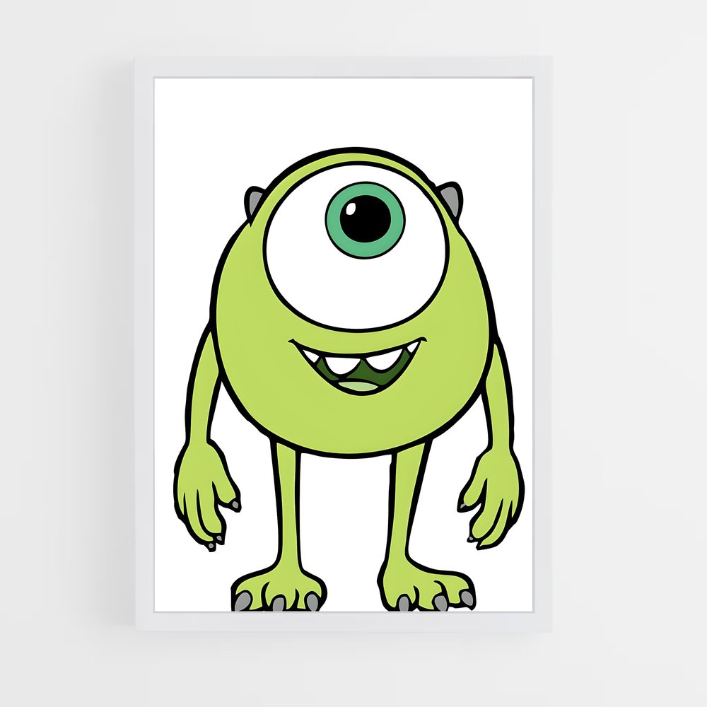 ap-mike wazowski-1 cadre Blanc