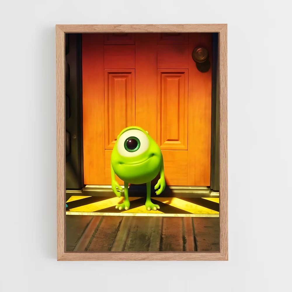 ap-mike wazowski-2 cadre Bois clair