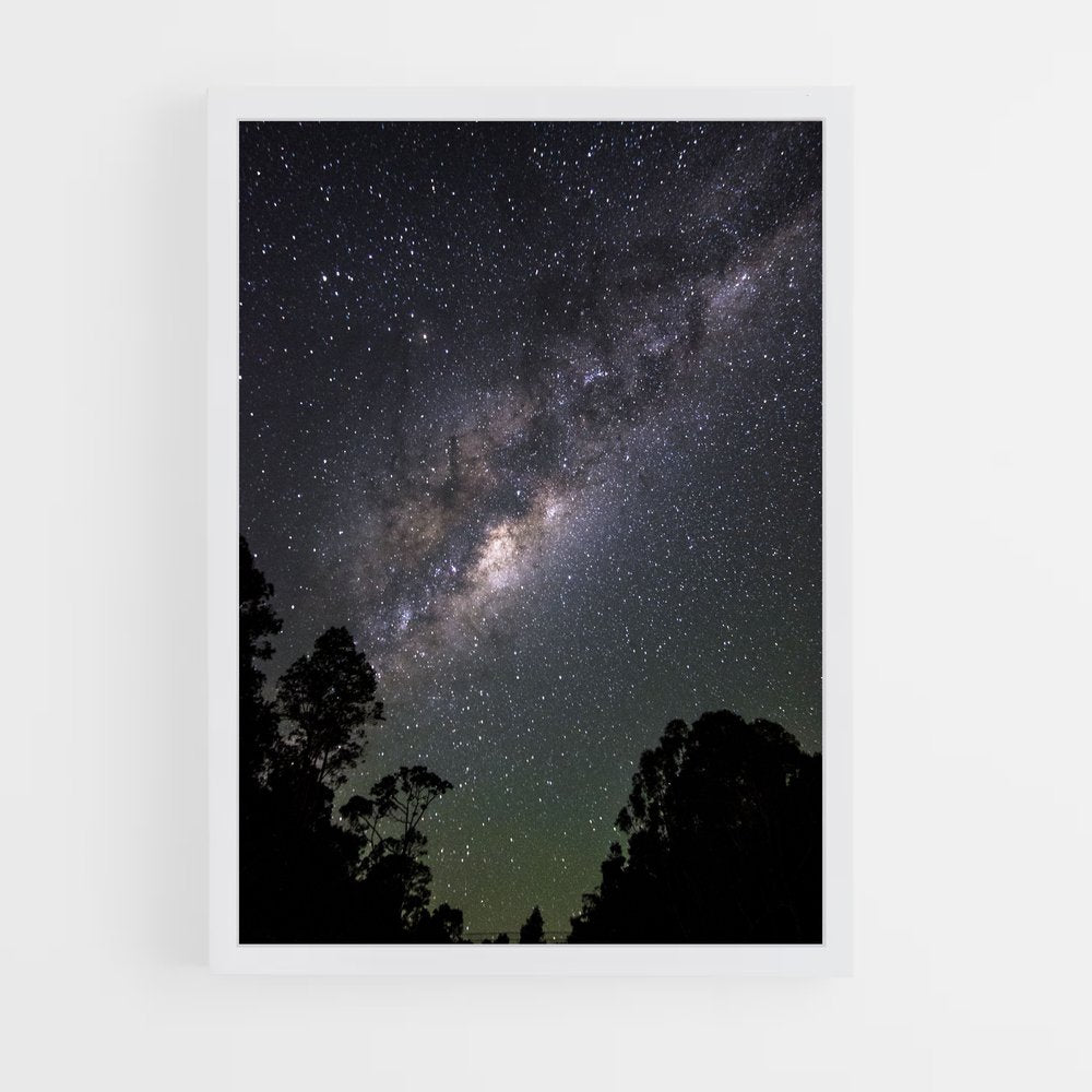 ap-milky way-16 cadre Blanc