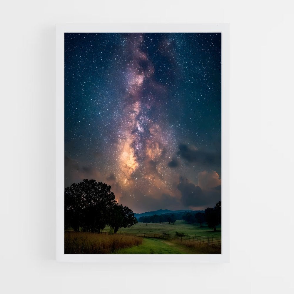 ap-milky way-18 cadre Blanc