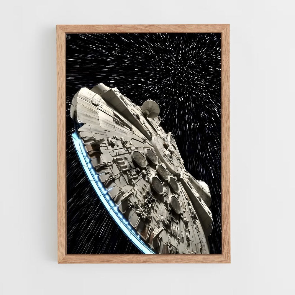 ap-millennium falcon-3 cadre Bois clair