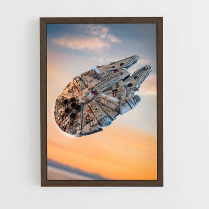 ap-millennium falcon-5 cadre Bois foncé