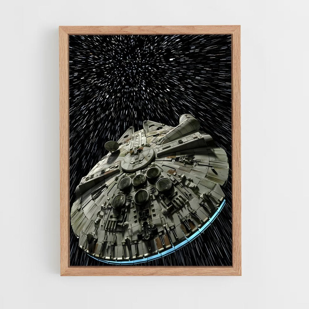 ap-millennium falcon-8 cadre Bois clair