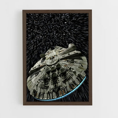 ap-millennium falcon-8 cadre Bois foncé