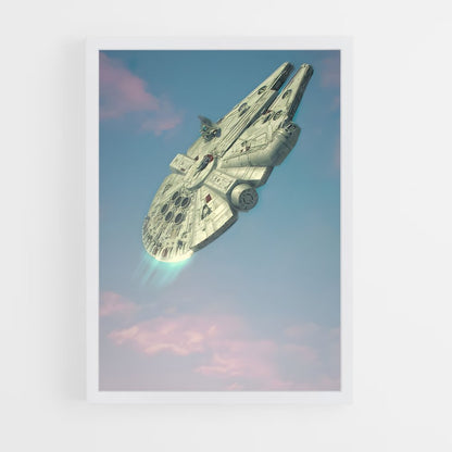 ap-millennium falcon-9 cadre Blanc