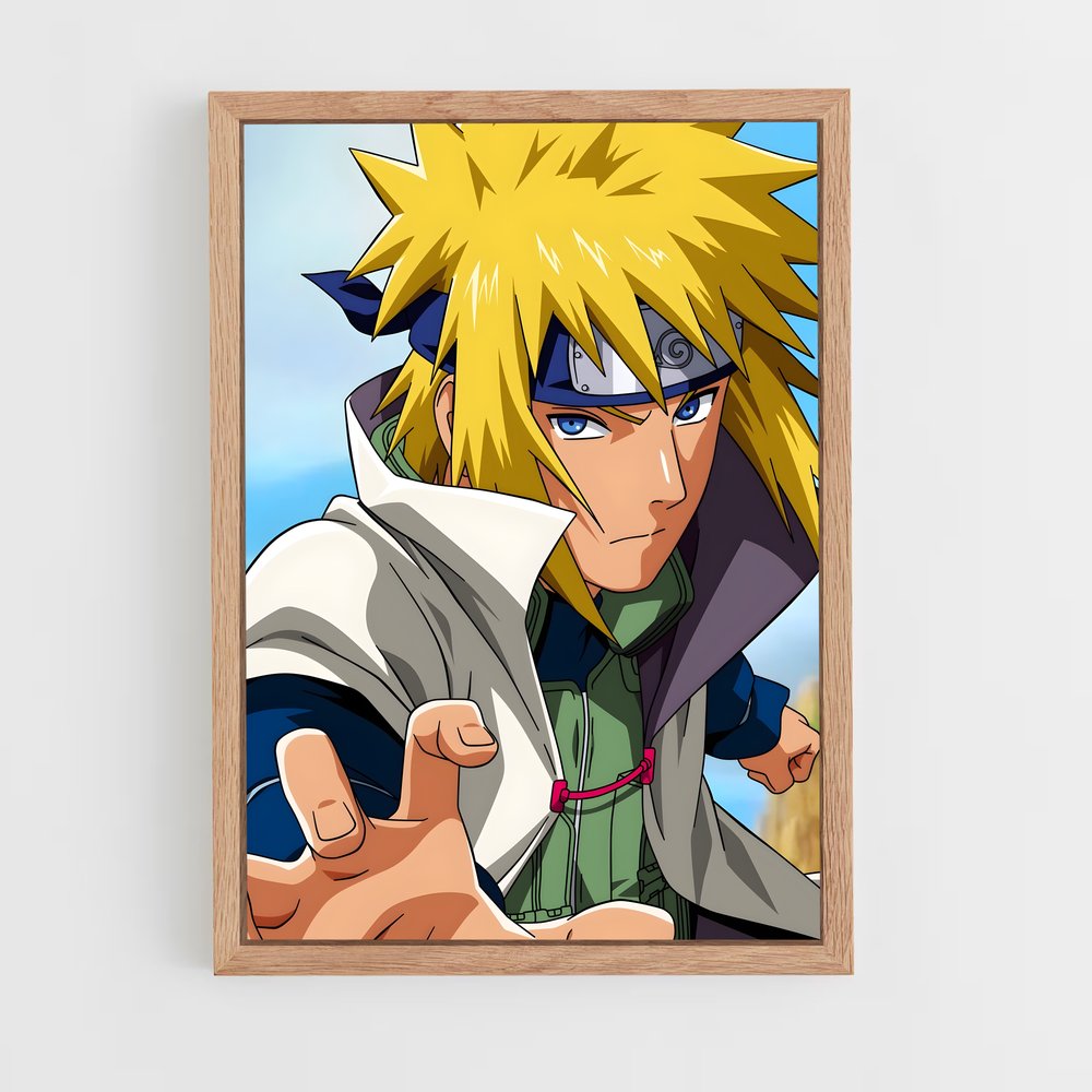 ap-minato namikaze-4 cadre Bois clair