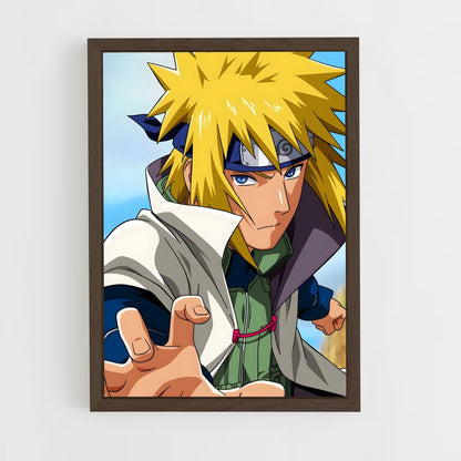 ap-minato namikaze-4 cadre Bois foncé