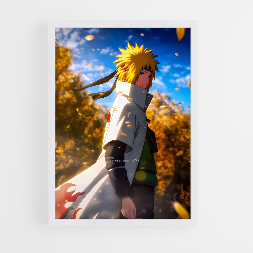 ap-minato namikaze-9 cadre Blanc