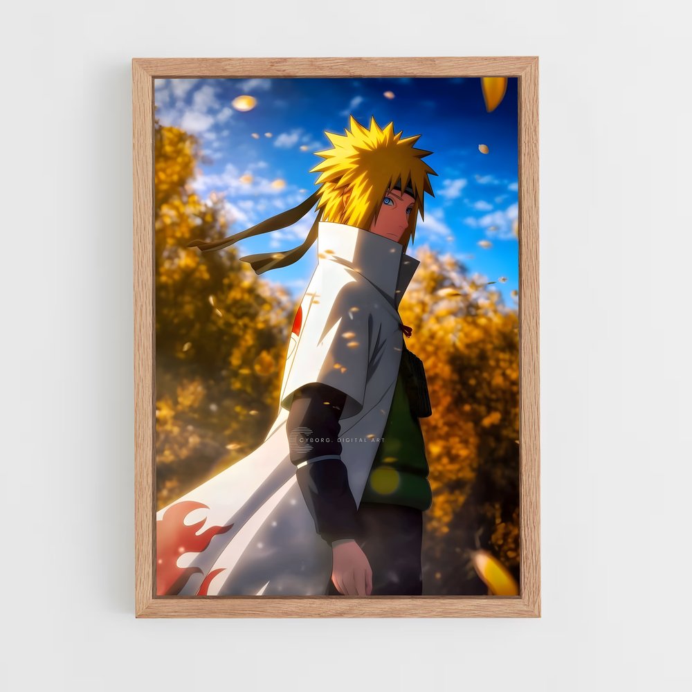 ap-minato namikaze-9 cadre Bois clair