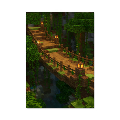 Poster Le Pont Enflammé