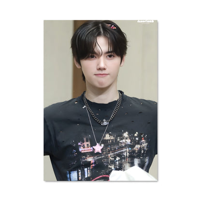 Poster Chat et T-shirt Noir