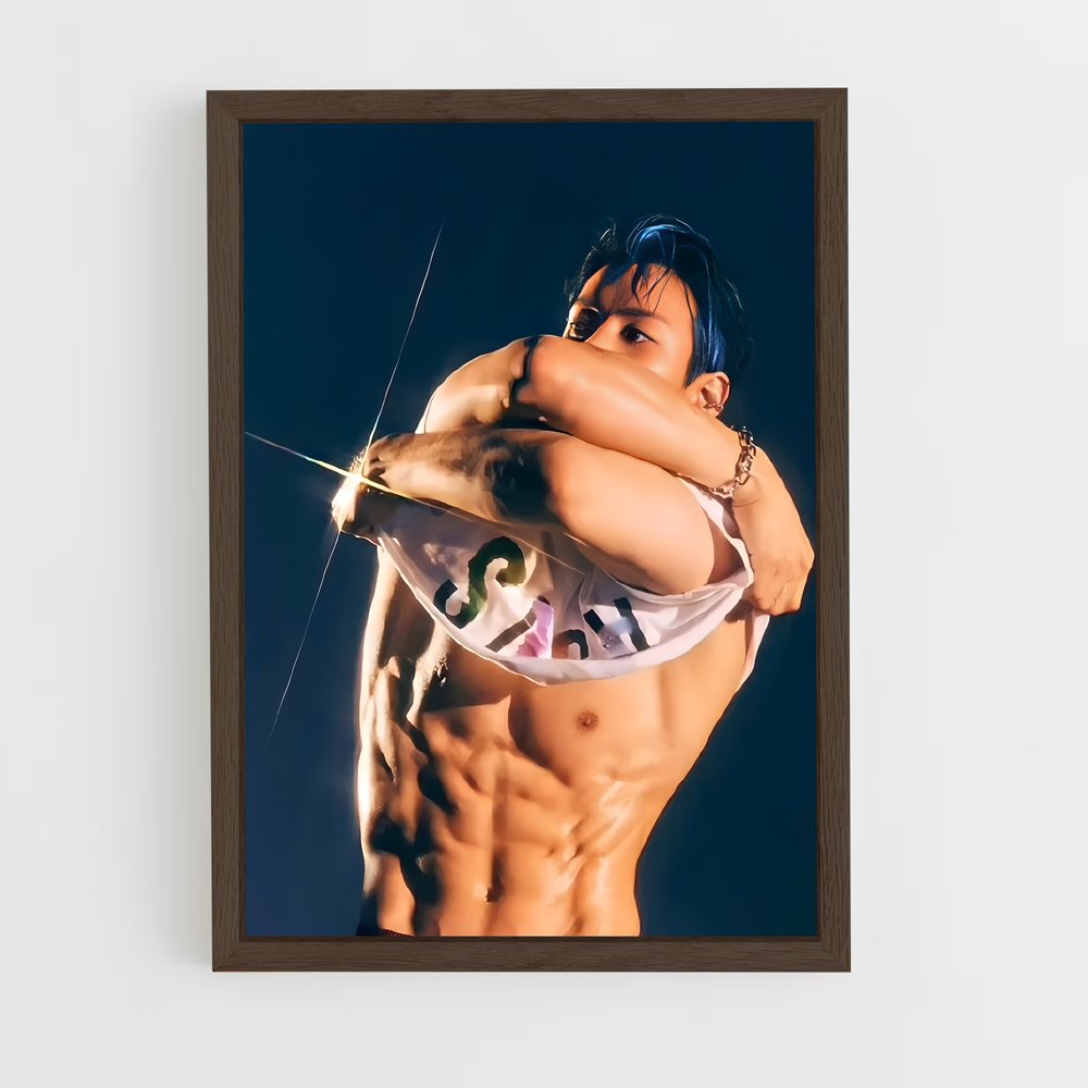 ap-minhyuk-6 cadre Bois foncé
