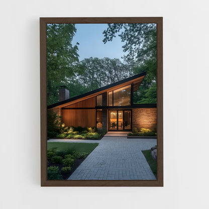 ap-minimalist architecture-11 cadre Bois foncé