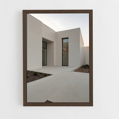 ap-minimalist architecture-7 cadre Bois foncé