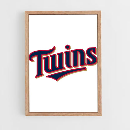 ap-minnesota twins-3 cadre Bois clair