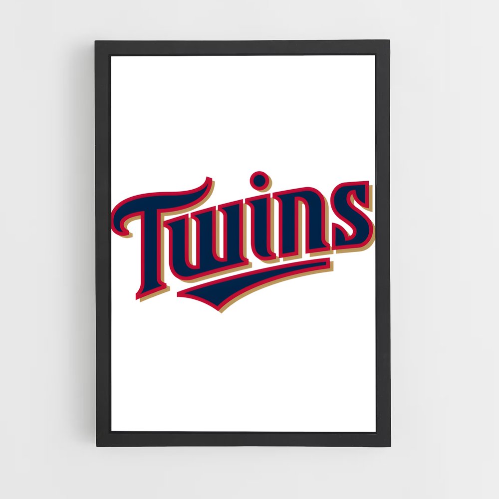 ap-minnesota twins-3 cadre Noir